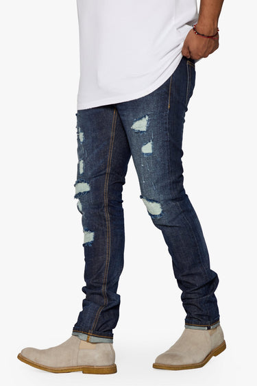 Mahdy Blue Slim Fit - ANOM DENIM