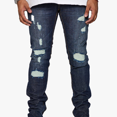 Mahdy Blue Slim Fit - ANOM DENIM