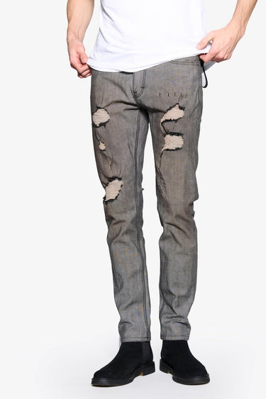 Matrix White/Black Slim Fit - ANOM DENIM