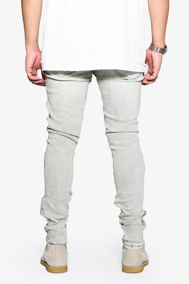 Midnight Snow Gray Skinny Fit - ANOM DENIM
