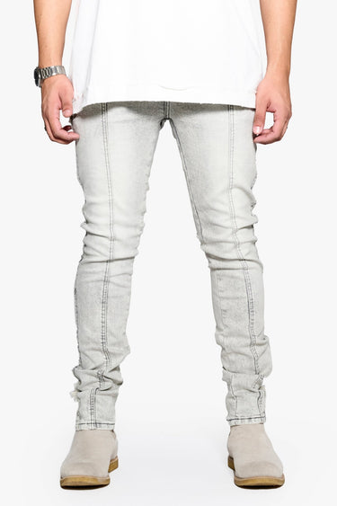 Midnight Snow Gray Skinny Fit - ANOM DENIM