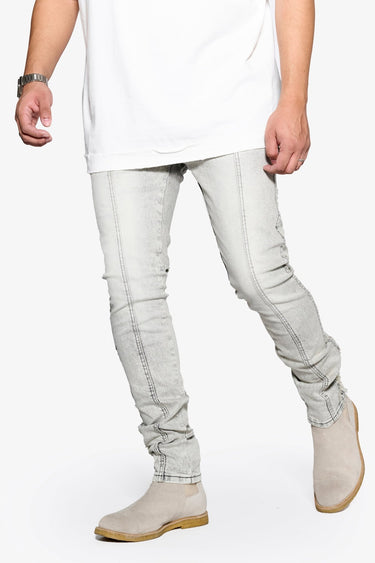 Midnight Snow Gray Skinny Fit - ANOM DENIM
