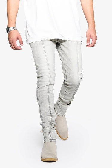 Midnight Snow Gray Skinny Fit - ANOM DENIM