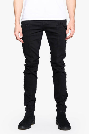 MoonShadow Jet Black Skinny Fit - ANOM DENIM