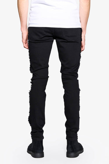 MoonShadow Jet Black Skinny Fit - ANOM DENIM