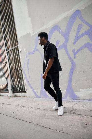 Obsidiom Jet Black Skinny fit - ANOM DENIM