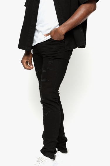 Obsidiom Jet Black Skinny fit - ANOM DENIM