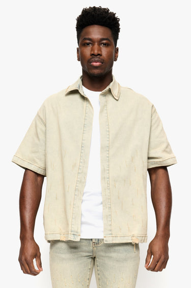 Prism Dirty Blue Reversible Denim Sleeve - ANOM DENIM