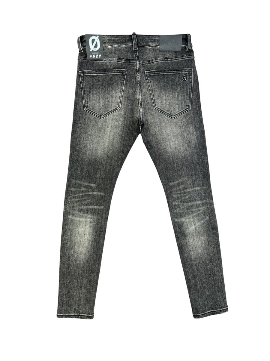 Rogue Vintage Black Wash Skinny Fit - ANOM DENIM