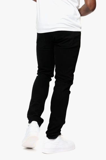 RUSTIC JET BLACK SLIM FIT - ANOM DENIM