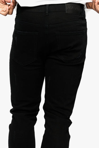 RUSTIC JET BLACK SLIM FIT - ANOM DENIM