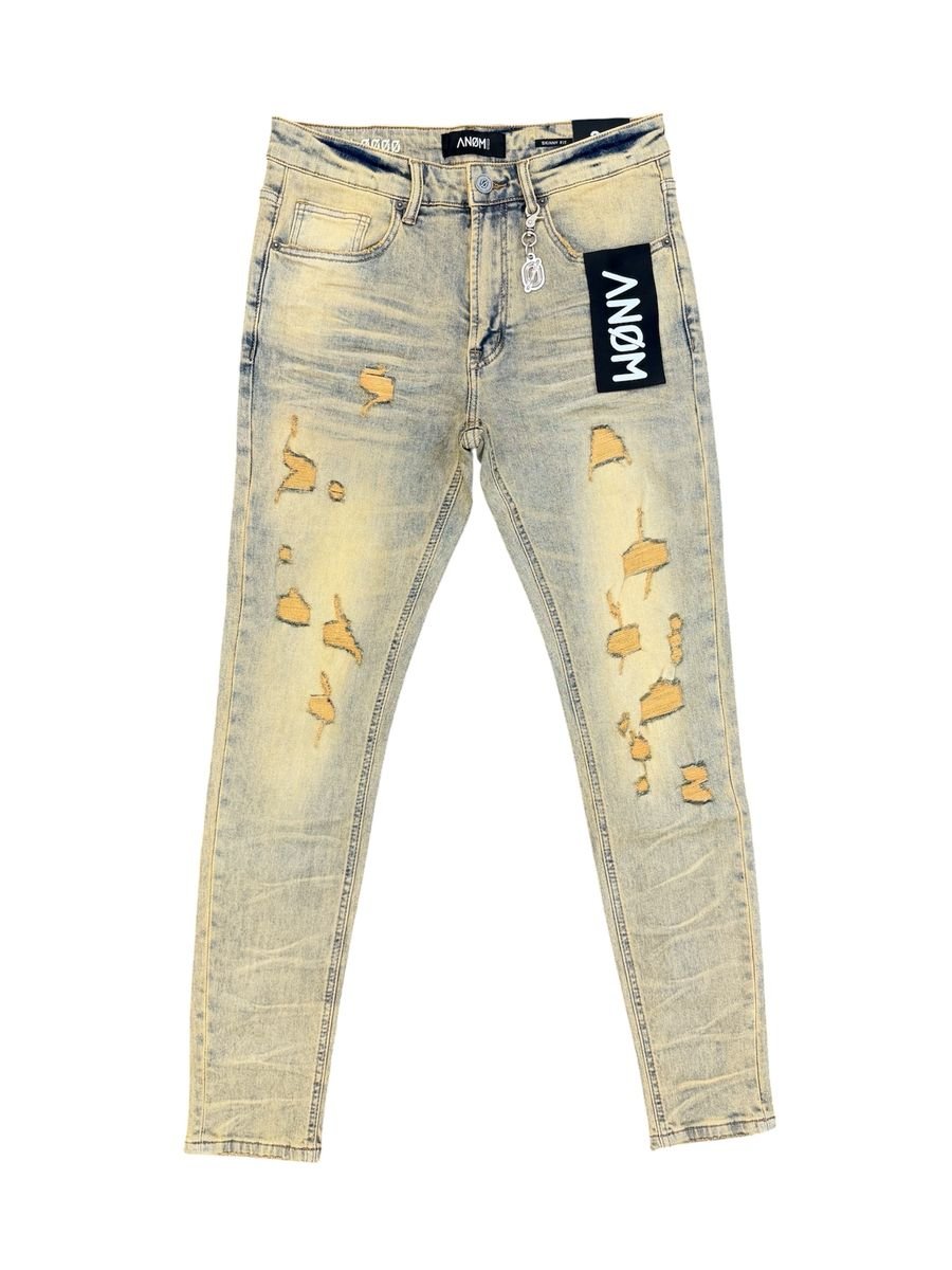 Sahara Heavy Vintage Blue Skinny Fit - ANOM DENIM
