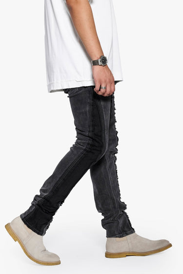 Scipt Slim Fit Dark Grey - ANOM DENIM