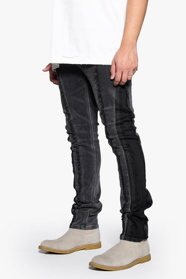 Scipt Slim Fit Dark Grey - ANOM DENIM