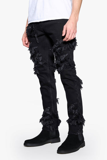 The Bat Jet Black Slim Fit - ANOM DENIM