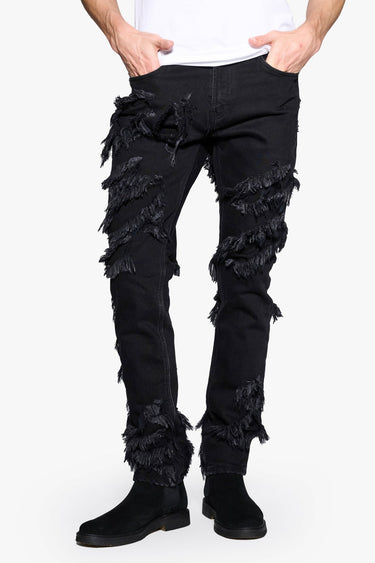 The Bat Jet Black Slim Fit - ANOM DENIM