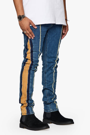 Threads Blue/Khaki Slim fit - ANOM DENIM