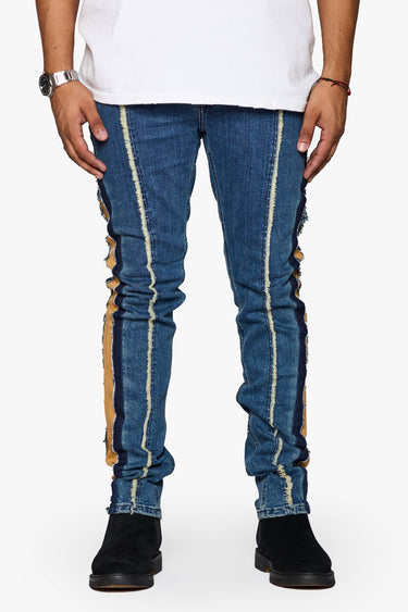 Threads Blue/Khaki Slim fit - ANOM DENIM