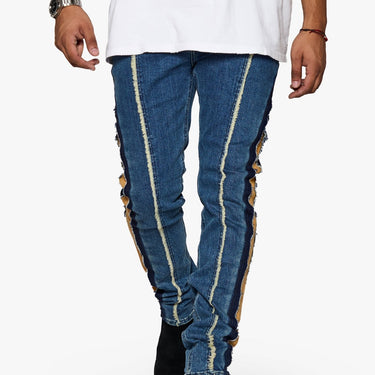 Threads Blue/Khaki Slim fit - ANOM DENIM