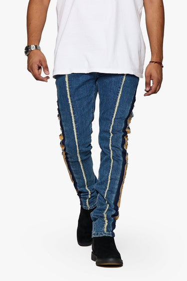 Threads Blue/Khaki Slim fit - ANOM DENIM