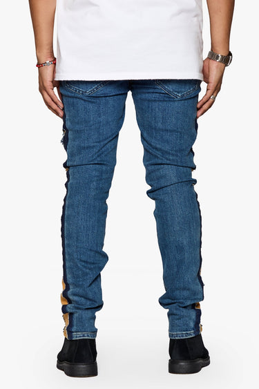 Threads Blue/Khaki Slim fit - ANOM DENIM