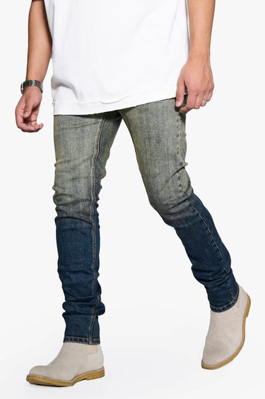 Tide Bk Mix Blue Skinny Fit - ANOM DENIM