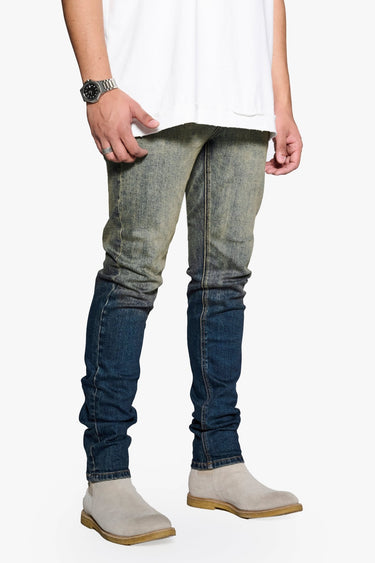 Tide Bk Mix Blue Skinny Fit - ANOM DENIM