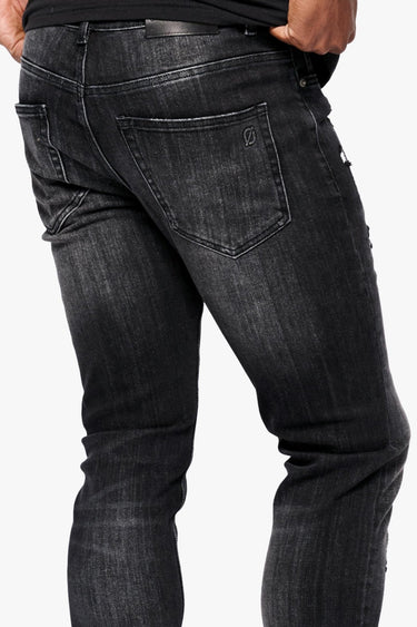 TIMELESS BLACK WASH SLIM FIT - ANOM DENIM