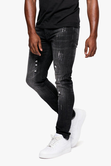 TIMELESS BLACK WASH SLIM FIT - ANOM DENIM