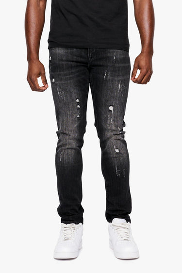 TIMELESS BLACK WASH SLIM FIT - ANOM DENIM