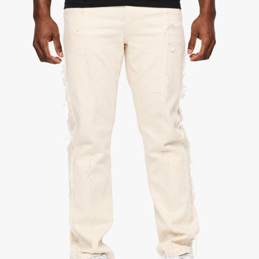 Velocity Cream Slim Fit - ANOM DENIM