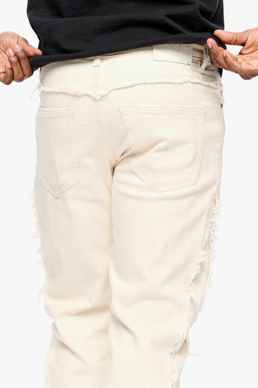 Velocity Cream Slim Fit - ANOM DENIM