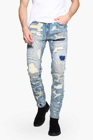 Vivid vintage Blue Slim Fit - ANOM DENIM