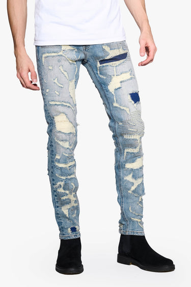 Vivid vintage Blue Slim Fit - ANOM DENIM