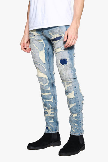 Vivid vintage Blue Slim Fit - ANOM DENIM