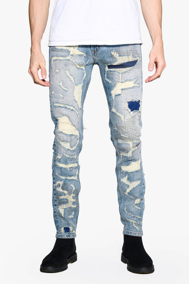 Vivid vintage Blue Slim Fit - ANOM DENIM