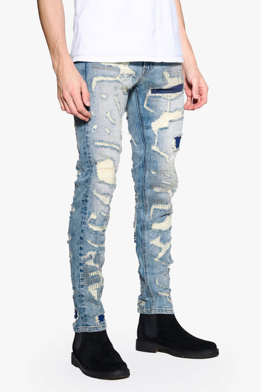 Vivid vintage Blue Slim Fit - ANOM DENIM